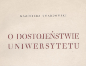Uniwersytet: odpowiedzialność – pamięć – wspólnota – dziedzictwo