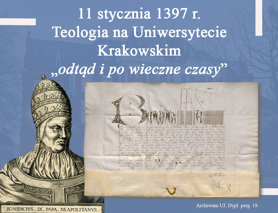 Dokument erygujący Wydział Teologii w Uniwersytecie Krakowskim